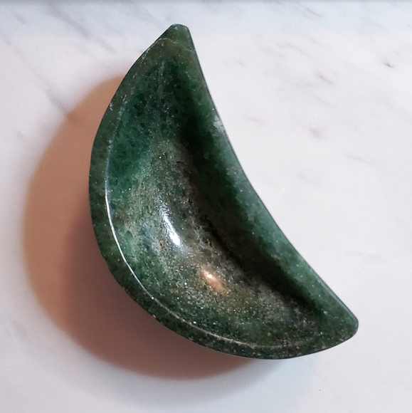 Crystal crescent moon dish - Picture 2 of 12